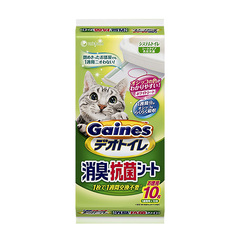GAINES/佳乐滋尤妮佳进口尿垫10片适用双层猫砂盆宠物尿垫除臭