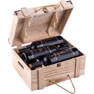 红酒整箱6瓶木箱礼盒