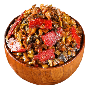 腊牛肉外婆菜下饭