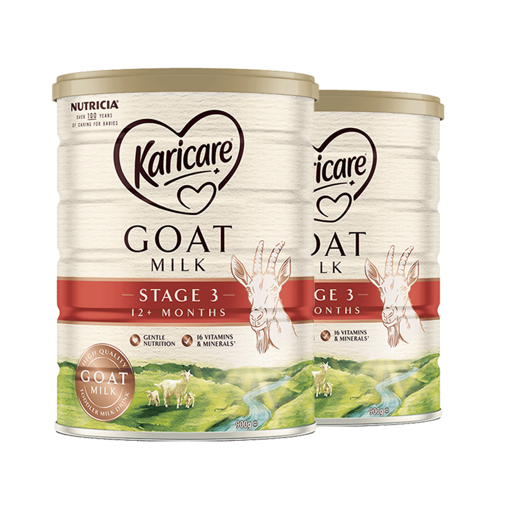 新西兰新包装Karicare/可瑞康婴幼儿羊奶粉3段900g 2罐装,降价幅度3.2%