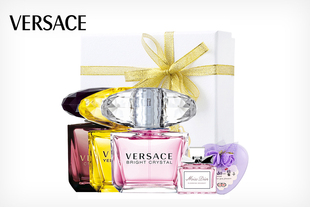 Versace/范思哲晶钻/粉钻/黄钻/黑钻女士淡香水香氛30ml50ml90ml