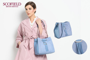 SCOFIELD女装夏季新品单肩包女纯色优雅时尚商场同款SFAK6SZ110