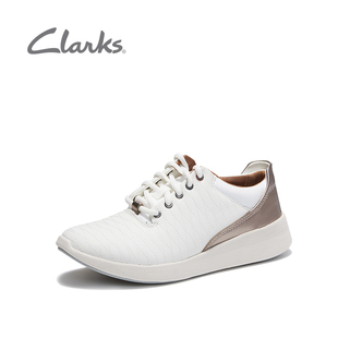 Clarks其乐女鞋厚底系带单鞋