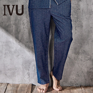 安莉芳旗下IVU男海军风条纹纯棉长