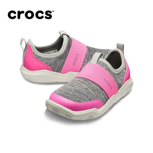 亲子款Crocs儿童运动鞋激浪束带