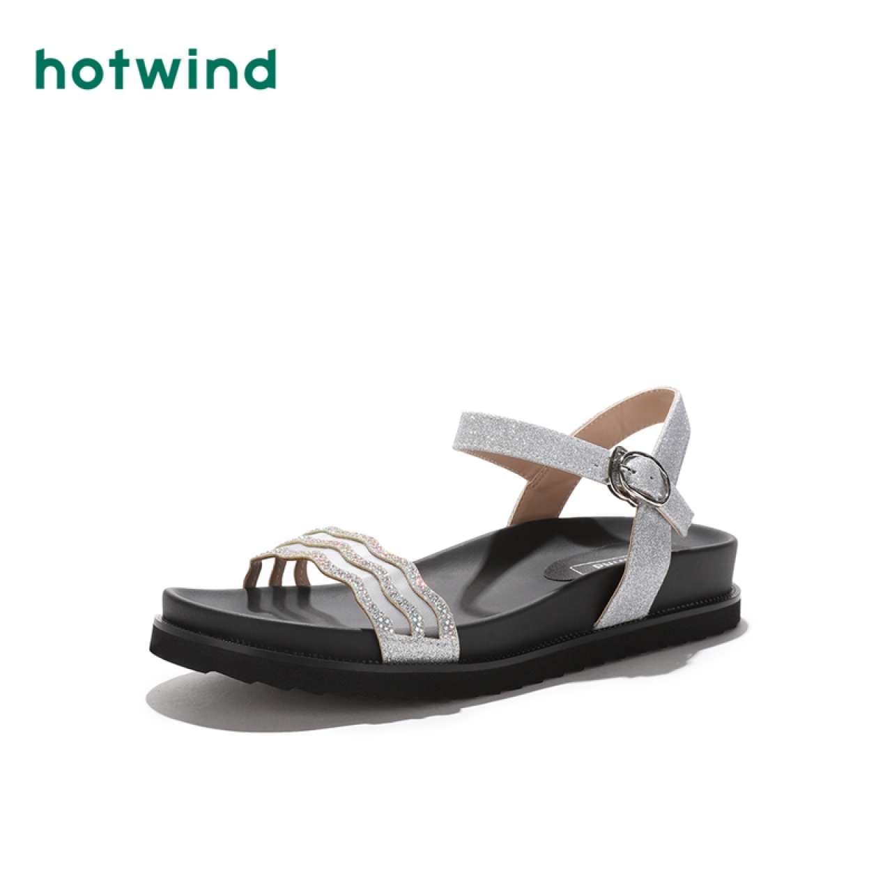 热风女士休闲凉鞋H50W9223,降价幅度33.6%