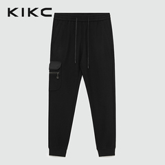 kikc针织休闲裤男新款韩版男裤