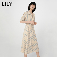 lily衬衫式连衣裙