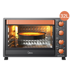 美的烤箱家用小型多功能全自动32L大容量烘焙电烤箱T3-L326B