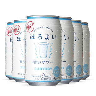日本进口三得利HOROYOI和乐怡预调鸡尾酒乳饮料味350ml*6