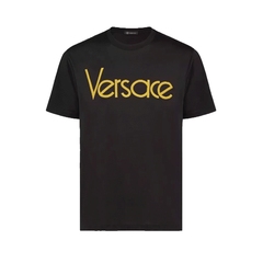 Versace/范思哲男士黑色棉质T恤