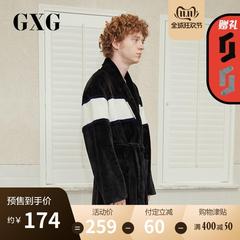 GXG[双11预售]秋冬款男睡袍法兰绒