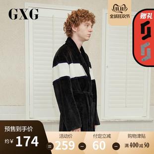 GXG[双11预售]秋冬款男睡袍法兰绒