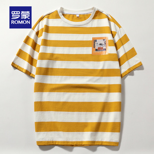 罗蒙短袖T恤男2020夏季薄款圆领时
