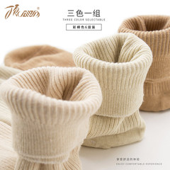 顶瓜瓜棉袜中筒6双装 纯色冬季彩棉