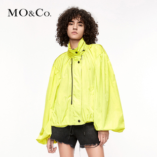 MOCO运动风泡泡袖设计感外套