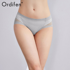 欧迪芬O+夏薄款女士低腰三角裤透明