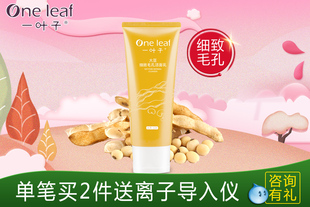 【单笔买2件送导入仪】一叶子大豆细致毛孔洁面乳135G