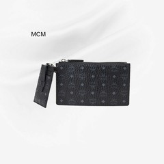 MCM时尚LOGO潮流经典小手包零钱包