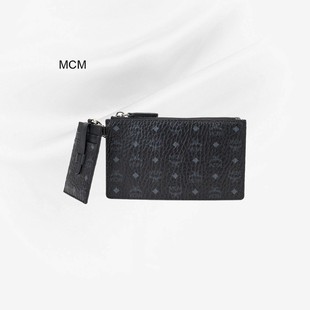 MCM时尚LOGO潮流经典小手包零钱包