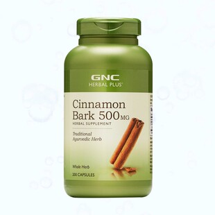 GNC肉桂胶囊500mg*200粒辅助降血糖