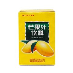 lotte乐天芒果汁礼盒15罐网红