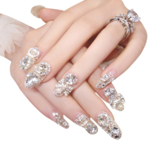 Nail stickers nail stickers waterproof durable nail stickers all over Korea 3D Wearable