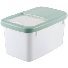 厨房防虫密封米桶推盖式15斤储米桶装米箱家用塑料带
