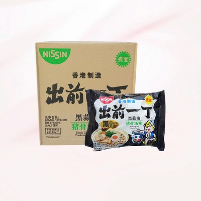 香港进口日清出前一丁黑蒜油味