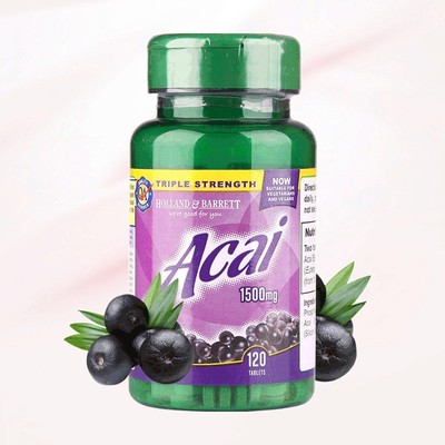 hb荷柏瑞巴西莓片120片纤体瘦身