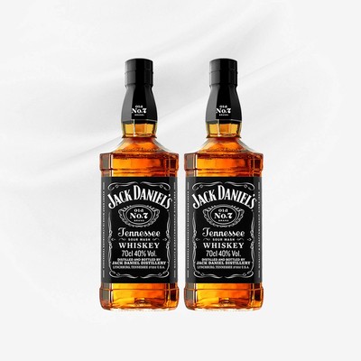 杰克丹尼洋酒威士忌黑标双瓶组合