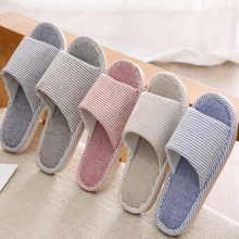 Adult linen slippers summer home indoor home shoes fashion home wear cotton and hemp shoes