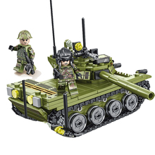 森宝铁血重装坦克-85模型拼装兼容军事diy男孩礼物