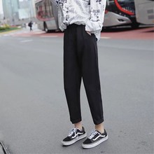 Summer thin suit pants women's casual pants all over show thin big pants