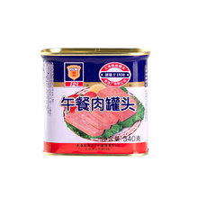 上海梅林午餐肉罐头198g/罐 户外即食火锅配菜毛血旺