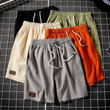 Men's casual trend of work clothes and shorts summer junior 5-point pants trend loose