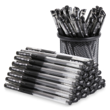Neutral pen 0.5mm black water-based pen office stationery carbon pen 100 pieces bulk signature
