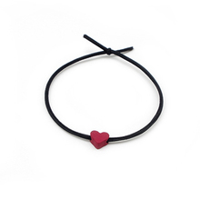 Hair circle, love head rope, South Korea cute, small, fresh, simple, personalized bracelet, horsetail, hair rope, oak