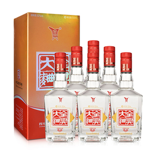 全兴大曲52度经典方瓶整箱6瓶