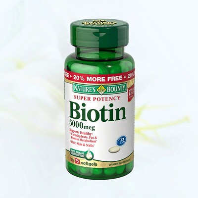 [特别推荐]生物素胶囊5000mcg72粒