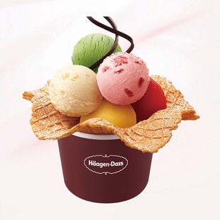 哈根达斯缤纷华夫筒冰淇淋外带