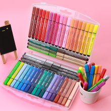 Morninglight soft head watercolor pen, washable, nontoxic, 48 color painting suit, beginner children