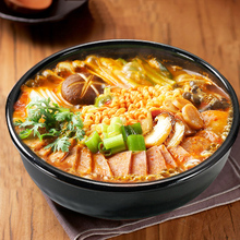 13 ingredients for Korean style army hotpot