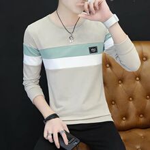 Long sleeve t-shirt men's new spring 2020 Korean Trend leisure spring and autumn clothing