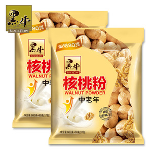 黑牛中老年核桃粉680g2袋