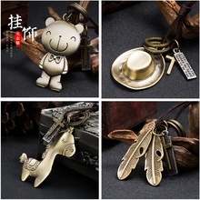 Autumn long sweater chain men's and women's clothes hanging accessories antique accessories of Japan and South Korea