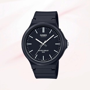 casio卡西欧小黑表防水简约指针