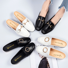 Baotou sandal women wear fashionable social half shoes in summer 2019