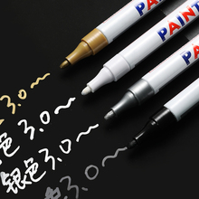 Paint pen, tire, white marker, colorfast, colorfast, waterproof, 3.0 oil resistant