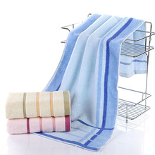 洗澡毛巾纯棉40×90长毛巾加长健身
